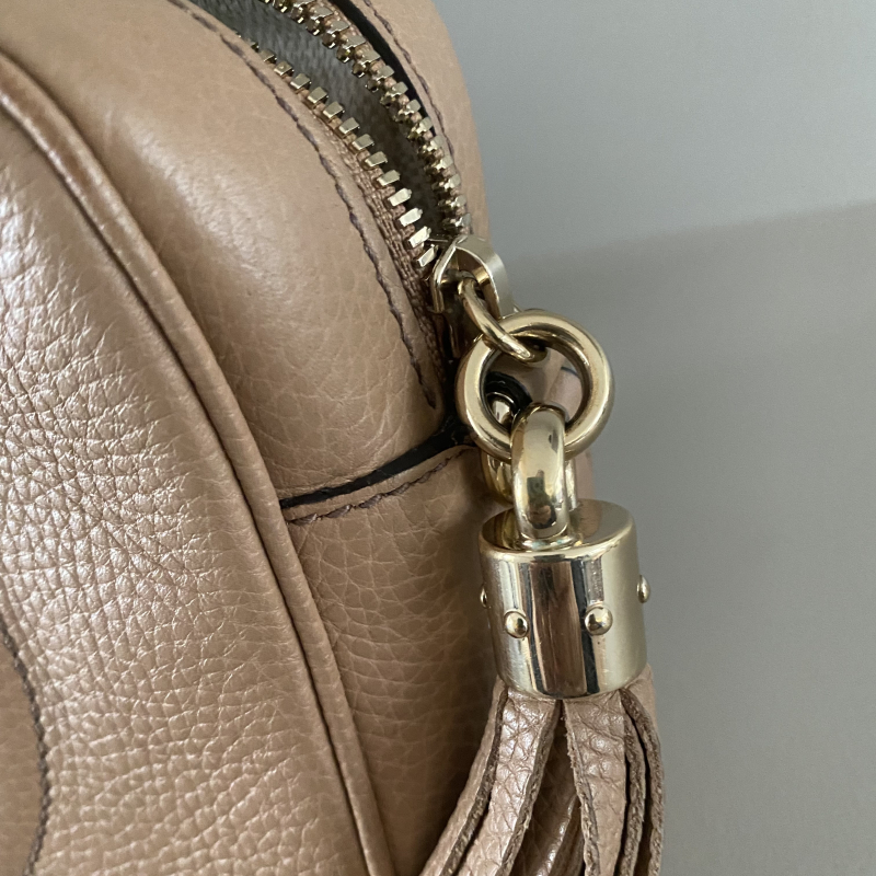 Bolsa Gucci Soho Disco Small Caramelo  Bolsa Gucci Soho Disco Small Caramelo