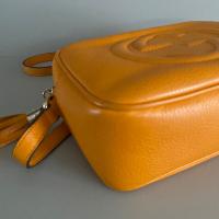 Bolsa Gucci Soho Disco Small Laranja
