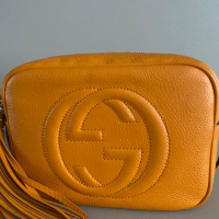 Bolsa Gucci Soho Disco Small Laranja