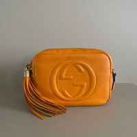 Bolsa Gucci Soho Disco Small Laranja