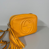 Bolsa Gucci Soho Disco Small Laranja