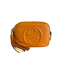 Bolsa Gucci Soho Disco Small Laranja