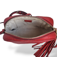 Bolsa Gucci Soho Disco Vermelha