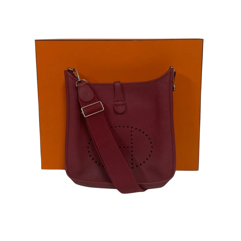 Bolsa Hermès Evelyne 29 Couro Togo Magenta Bolsa Hermès Evelyne 29 Couro Togo Magenta