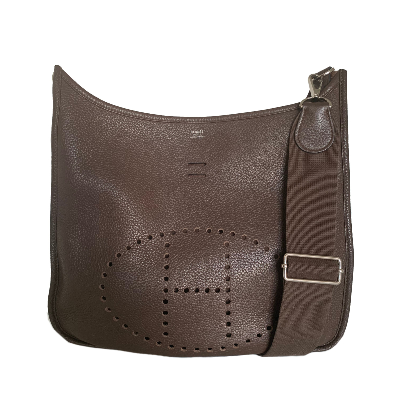 Bolsa Hermès Evelyne Marrom