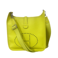 Bolsa Hermès Evelyne 33 Neon Couro Epson 