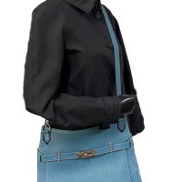 Bolsa Hermès Jypsière Togo 32 Azul 