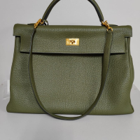 Bolsa Hermès Kelly 40 Verde Militar 