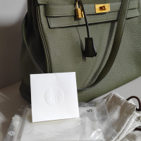 Bolsa Hermès Kelly 40 Verde Militar 