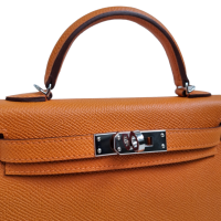 Bolsa Hermès Mini Kelly Laranja - Nunca Usada