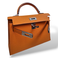 Bolsa Hermès Mini Kelly Laranja - Nunca Usada