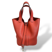 Bolsa Hermès Picotin 18 Coral