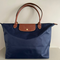 Bolsa Longchamp Le Pliage Tote Azul Marinho