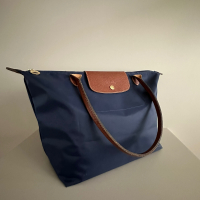 Bolsa Longchamp Le Pliage Tote Azul Marinho
