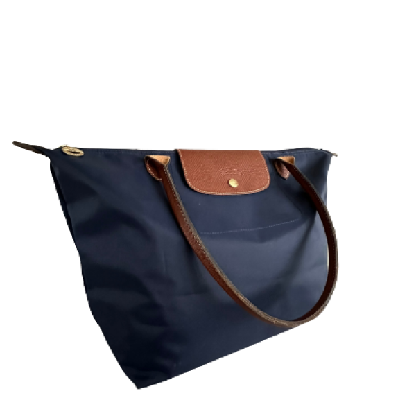 Bolsa Longchamp Le Pliage Tote Azul Marinho