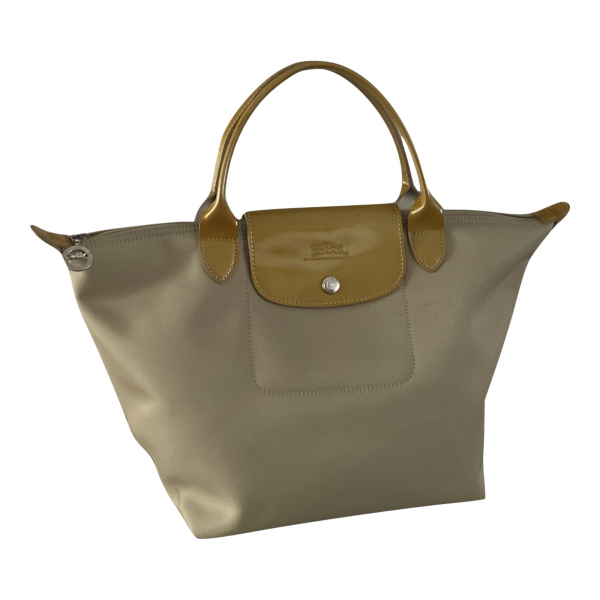 Bolsa Longchamp Lona Bege 