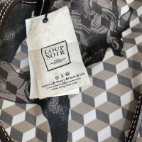 Bolsa Loup Noir Tote Lona - Nunca Usada