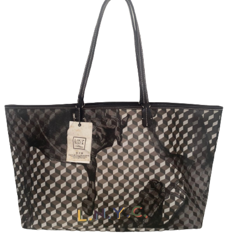 Bolsa Loup Noir Tote Lona - Nunca Usada Bolsa Loup Noir Tote Lona - Nunca Usada