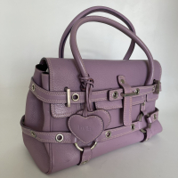 Bolsa Luella Handle Couro Lilás