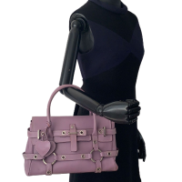 Bolsa Luella Handle Couro Lilás