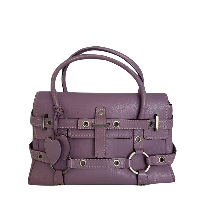 Bolsa Luella Handle Couro Lilás