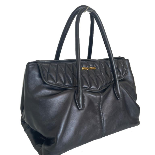 Bolsa Miu Miu Couro Preta