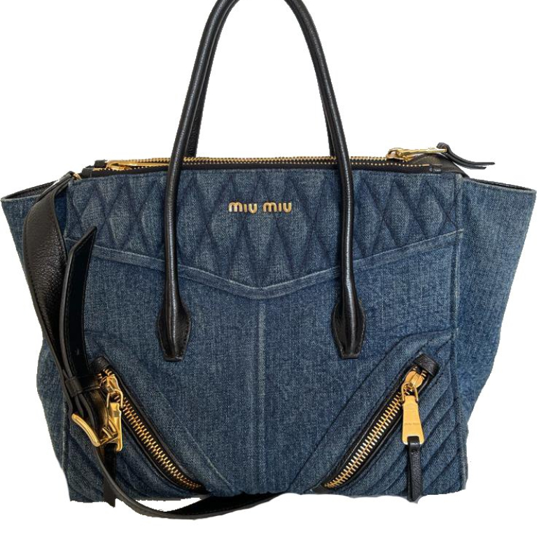 Bolsa Miu Miu Denim Biker