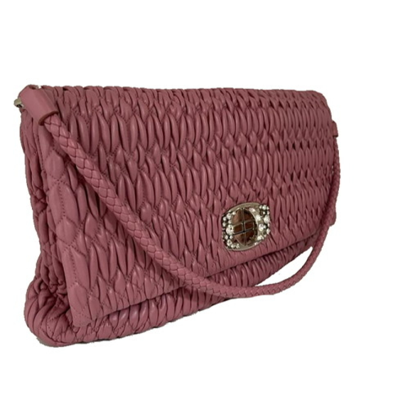 Bolsa Miu Miu Matelassê Rosa  Bolsa Miu Miu Matelassê Rosa