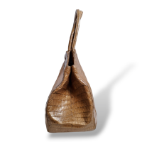 Bolsa Nancy Gonzales Croco Bege