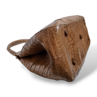 Bolsa Nancy Gonzales Croco Bege