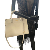 Bolsa Prada Bibliotheque Saffiano Branca
