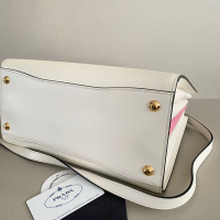 Bolsa Prada Bibliotheque Saffiano Branca