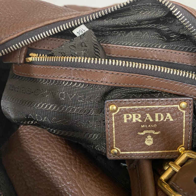 Bolsa Prada Couro Marrom