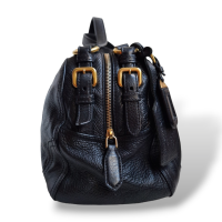 Bolsa Prada Couro Togo Preta