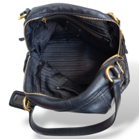 Bolsa Prada Couro Togo Preta