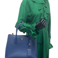 Bolsa Prada Double Azul