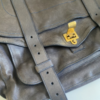 Bolsa Proenza Schouler PS1 Medium Azul Metalizado