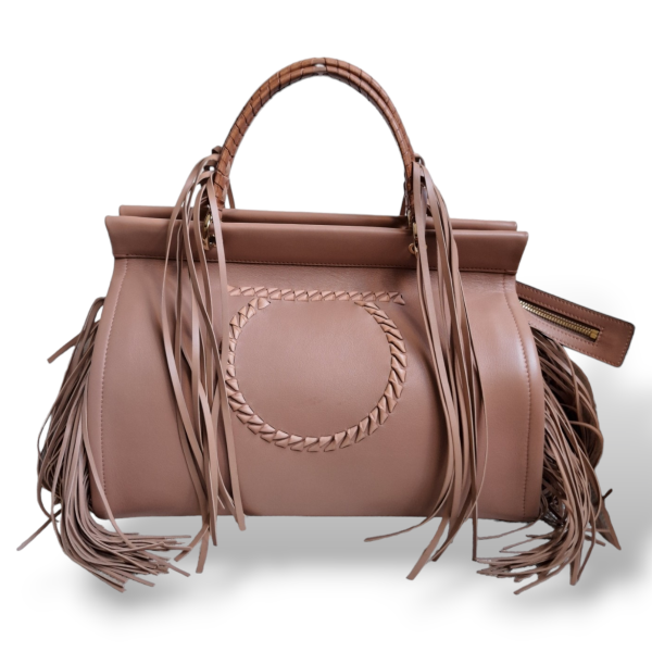 Bolsa Salvatore Ferragamo Franja Rose Bolsa Salvatore Ferragamo Franja Rose