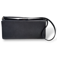 Bolsa Salvatore Ferragamo Gancini Couro Preta