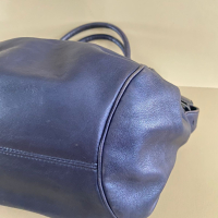 Bolsa Salvatore Ferragamo Marisa Azul Metalizada