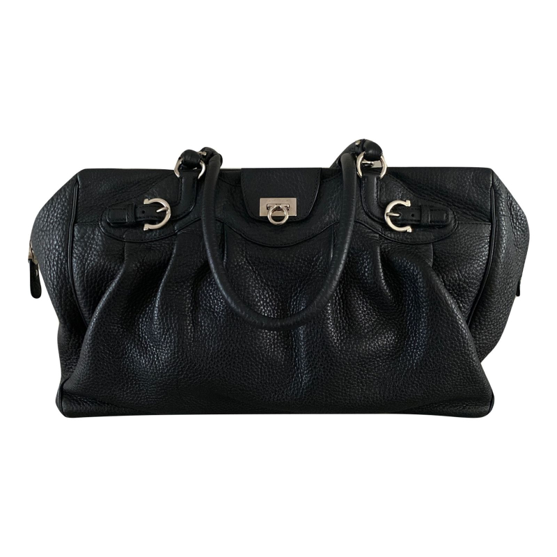 Bolsa Salvatore Ferragamo Shoulder Preta