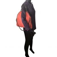 Bolsa Stella Mccartney Falabella Fold Over Salmão