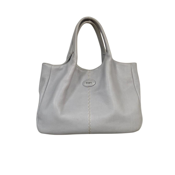 Bolsa Tod's Shoulder Couro Cinza Bolsa Tod's Shoulder Couro Cinza