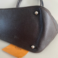Bolsa Tod's Shoulder Couro Marrom