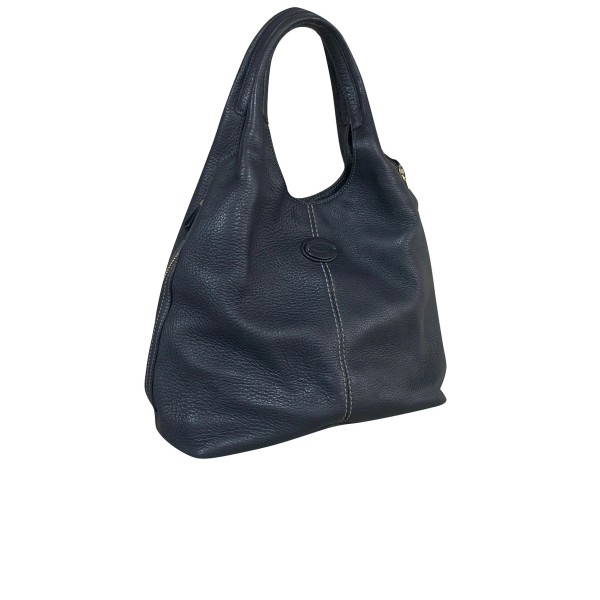 Bolsa Tod's Shoulder Couro Azul Marinho Bolsa Tod's Shoulder Couro Azul Marinho