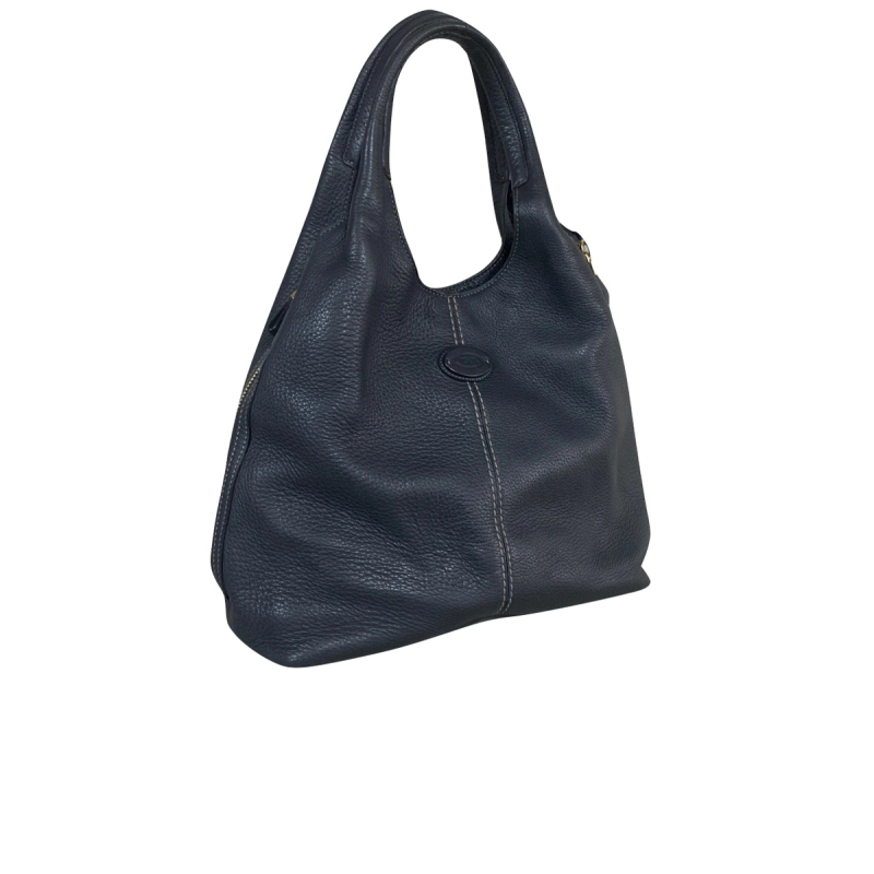 Bolsa Tod's Shoulder Couro Azul Marinho Bolsa Tod's Shoulder Couro Azul Marinho