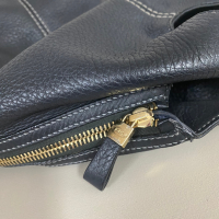 Bolsa Tod's Shoulder Couro Azul Marinho