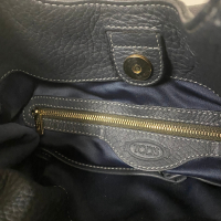 Bolsa Tod's Shoulder Couro Azul Marinho