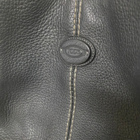 Bolsa Tod's Shoulder Couro Azul Marinho