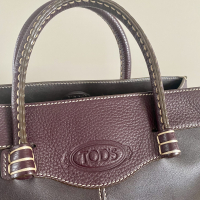 Bolsa Tod"s Shoulder Vintage Couro Marrom 